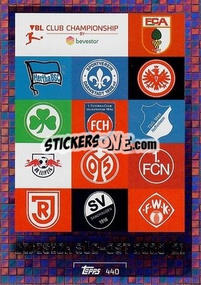 Sticker Division Süd-Ost 2020/21 - German Fussball Bundesliga 2021-2022. Match Attax - Topps