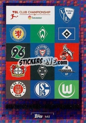 Cromo Division Nord-West 2020/21 - German Fussball Bundesliga 2021-2022. Match Attax - Topps