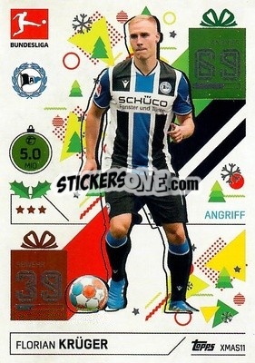 Cromo Florian Kr黦er - German Fussball Bundesliga 2021-2022. Match Attax - Topps
