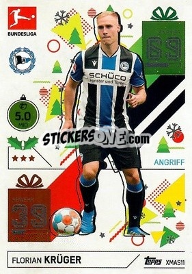 Figurina Florian Kr黦er - German Fussball Bundesliga 2021-2022. Match Attax - Topps