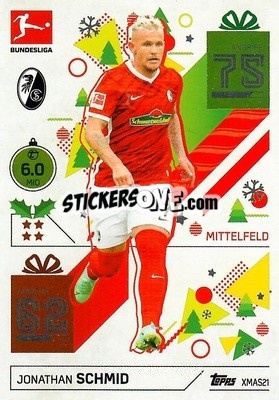 Figurina Jonathan Schmid - German Fussball Bundesliga 2021-2022. Match Attax - Topps