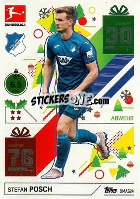 Sticker Stefan Posch - German Fussball Bundesliga 2021-2022. Match Attax - Topps