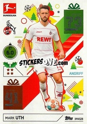 Cromo Mark Uth - German Fussball Bundesliga 2021-2022. Match Attax - Topps