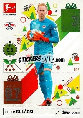 Sticker P閠er Gul醕si - German Fussball Bundesliga 2021-2022. Match Attax - Topps