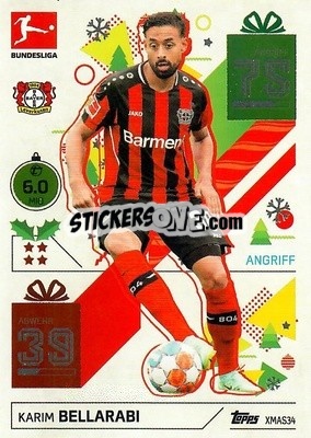 Figurina Karim Bellarabi - German Fussball Bundesliga 2021-2022. Match Attax - Topps