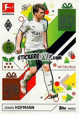 Cromo Jonas Hofmann - German Fussball Bundesliga 2021-2022. Match Attax - Topps