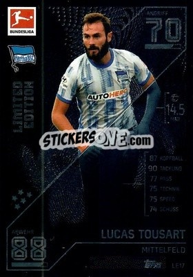 Cromo Lucas Tousart - German Fussball Bundesliga 2021-2022. Match Attax - Topps