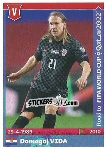 Sticker Domagoj Vida - Road to FIFA World Cup Qatar 2022 n. 125 - Panini