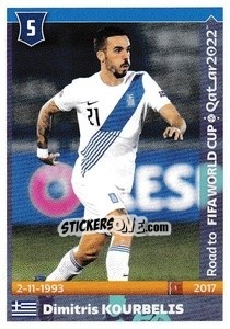 Sticker Dimitris Kourbelis - Road to FIFA World Cup Qatar 2022 - Panini