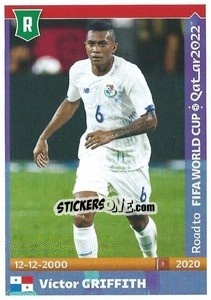 Sticker Victor Griffith - Road to FIFA World Cup Qatar 2022 - Panini
