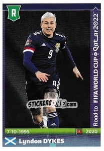 Sticker Lyndon Dykes - Road to FIFA World Cup Qatar 2022 - Panini