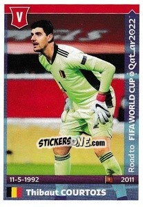Sticker Thibaut Courtois - Road to FIFA World Cup Qatar 2022 n. 61 - Panini