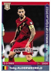Sticker Toby Alderweireld - Road to FIFA World Cup Qatar 2022 n. 62 - Panini