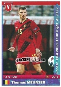Sticker Thomas Meunier - Road to FIFA World Cup Qatar 2022 - Panini