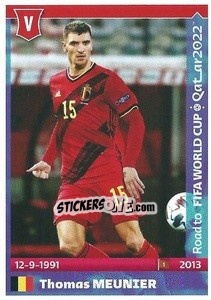 Sticker Thomas Meunier - Road to FIFA World Cup Qatar 2022 n. 65 - Panini
