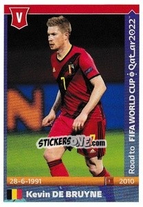 Sticker Kevin De Bruyne - Road to FIFA World Cup Qatar 2022 n. 67 - Panini