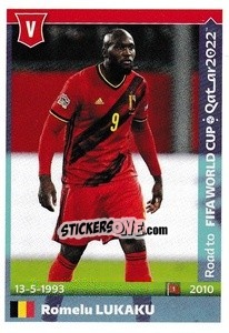 Sticker Romelu Lukaku - Road to FIFA World Cup Qatar 2022 n. 74 - Panini