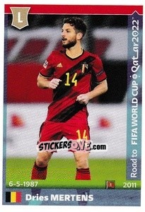 Sticker Dries Mertens - Road to FIFA World Cup Qatar 2022 n. 75 - Panini