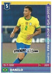 Sticker Danilo - Road to FIFA World Cup Qatar 2022 n. 78 - Panini