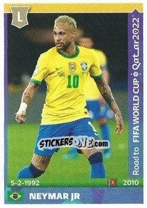 Sticker Neymar Jr - Road to FIFA World Cup Qatar 2022 n. 88 - Panini