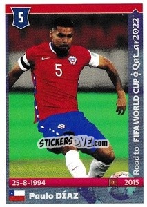 Sticker Paulo Díaz - Road to FIFA World Cup Qatar 2022 n. 92 - Panini
