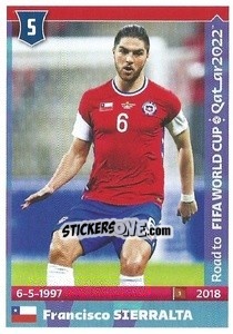 Sticker Francisco Sierralta - Road to FIFA World Cup Qatar 2022 - Panini