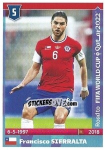 Cromo Francisco Sierralta - Road to FIFA World Cup Qatar 2022 - Panini