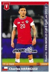 Sticker Charles Aranguiz - Road to FIFA World Cup Qatar 2022 - Panini