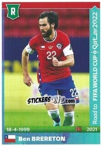 Sticker Ben Brereton - Road to FIFA World Cup Qatar 2022 n. 103 - Panini