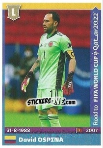 Cromo David Ospina - Road to FIFA World Cup Qatar 2022 - Panini