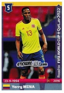 Sticker Yerry Mina - Road to FIFA World Cup Qatar 2022 n. 109 - Panini