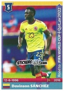 Sticker Davinson Sánchez - Road to FIFA World Cup Qatar 2022 - Panini