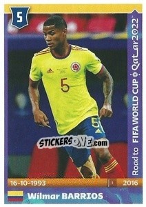 Sticker Wilmar Barrios - Road to FIFA World Cup Qatar 2022 - Panini