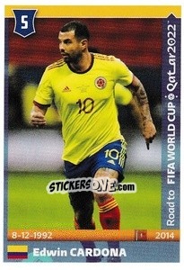 Sticker Edwin Cardona - Road to FIFA World Cup Qatar 2022 n. 115 - Panini