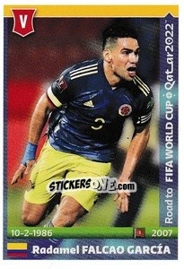 Figurina Radamel Falcao Garcia - Road to FIFA World Cup Qatar 2022 - Panini