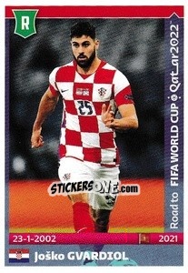Sticker Joško Gvardiol - Road to FIFA World Cup Qatar 2022 n. 122 - Panini