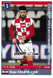 Sticker Duje Caleta-Car - Road to FIFA World Cup Qatar 2022 n. 123 - Panini