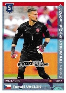 Sticker Tomáš Vaclík - Road to FIFA World Cup Qatar 2022 n. 136 - Panini