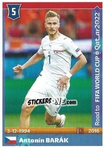 Sticker Antonin Barak - Road to FIFA World Cup Qatar 2022 - Panini