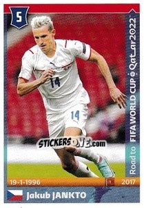 Sticker Jakub Jankto - Road to FIFA World Cup Qatar 2022 n. 143 - Panini