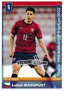 Sticker Lukas Masopust - Road to FIFA World Cup Qatar 2022 - Panini