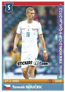 Sticker Tomas Soucek - Road to FIFA World Cup Qatar 2022 n. 147 - Panini