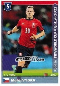 Sticker Matej Vydra - Road to FIFA World Cup Qatar 2022 - Panini