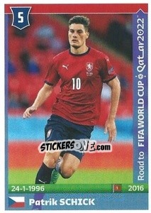 Sticker Patrik Schick - Road to FIFA World Cup Qatar 2022 n. 149 - Panini