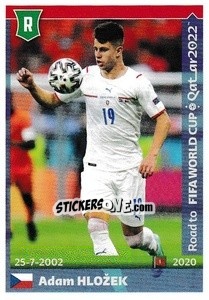 Sticker Adam Hlozek - Road to FIFA World Cup Qatar 2022 n. 150 - Panini