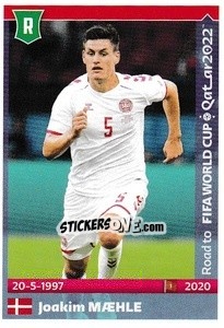 Sticker Joakim Maehle - Road to FIFA World Cup Qatar 2022 n. 154 - Panini