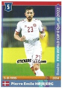 Sticker Pierre Emile Hojbjerg - Road to FIFA World Cup Qatar 2022 - Panini