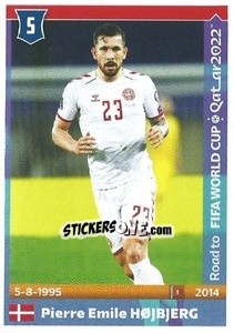 Sticker Pierre Emile Hojbjerg - Road to FIFA World Cup Qatar 2022 n. 159 - Panini