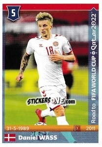 Sticker Daniel Wass - Road to FIFA World Cup Qatar 2022 n. 160 - Panini