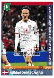 Cromo Mikkel Damsgaard - Road to FIFA World Cup Qatar 2022 - Panini